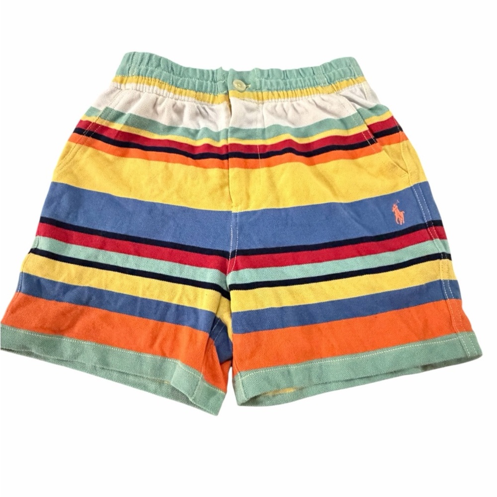 Polo Ralph Lauren Multicolor Striped Terry Shorts. Used